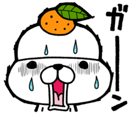 Kagamimochi dog sticker #9264788