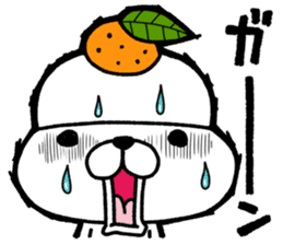 Kagamimochi dog sticker #9264788