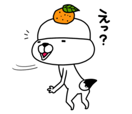 Kagamimochi dog sticker #9264791