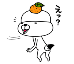Kagamimochi dog sticker #9264791