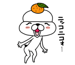 Kagamimochi dog sticker #9264795