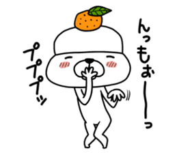 Kagamimochi dog sticker #9264796