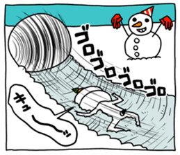 Kagamimochi dog sticker #9264803