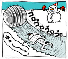 Kagamimochi dog sticker #9264803