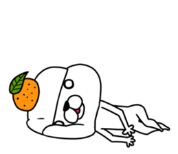 Kagamimochi dog sticker #9264804