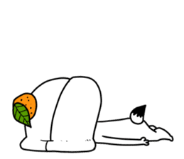 Kagamimochi dog sticker #9264805