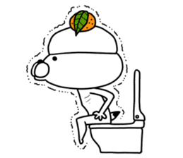 Kagamimochi dog sticker #9264815