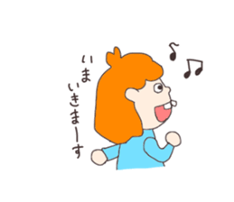 overbite cute Girls sticker sticker #9266058