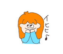 overbite cute Girls sticker sticker #9266066