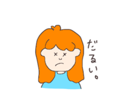 overbite cute Girls sticker sticker #9266069