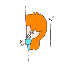 overbite cute Girls sticker sticker #9266077