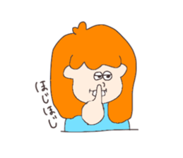 overbite cute Girls sticker sticker #9266081