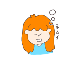 overbite cute Girls sticker sticker #9266082