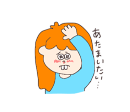 overbite cute Girls sticker sticker #9266086