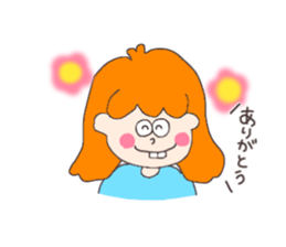 overbite cute Girls sticker sticker #9266088