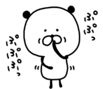 Loose panda-man sticker #9266503