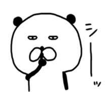 Loose panda-man sticker #9266504