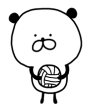 Loose panda-man sticker #9266521