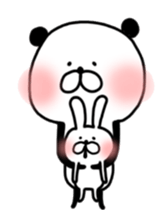 Loose panda-man sticker #9266525