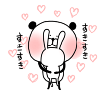 Loose panda-man sticker #9266526