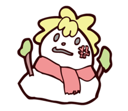 CHEERFUL LION WINTER sticker #9266975