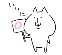 mikawaben soboku cat sticker #9267222