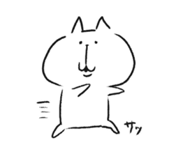 mikawaben soboku cat sticker #9267251