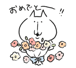 mikawaben soboku cat sticker #9267254