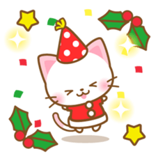 White&pink colored Cat8 -Taiwan- sticker #9267577