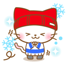 White&pink colored Cat8 -Taiwan- sticker #9267604