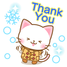 White&pink colored Cat8 -Taiwan- sticker #9267613