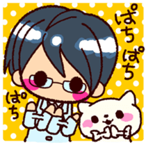 bukiyousan to neko sticker #9267625