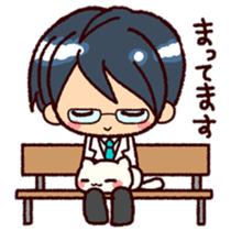 bukiyousan to neko sticker #9267628