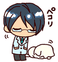 bukiyousan to neko sticker #9267630