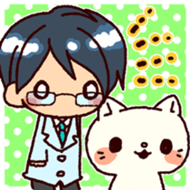 bukiyousan to neko sticker #9267631