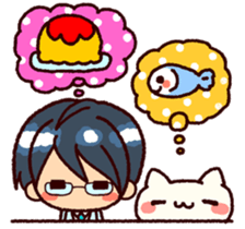 bukiyousan to neko sticker #9267636