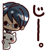 bukiyousan to neko sticker #9267639