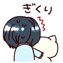 bukiyousan to neko sticker #9267642