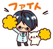 bukiyousan to neko sticker #9267643