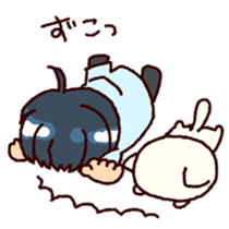 bukiyousan to neko sticker #9267650
