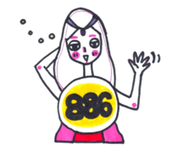 Miss Mystery sticker #9267662