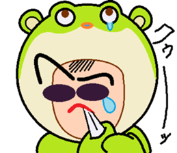 Headdress man sticker #9268322