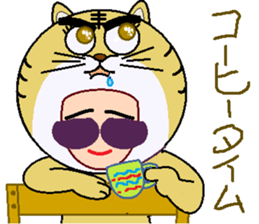 Headdress man sticker #9268340