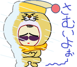 Headdress man sticker #9268342