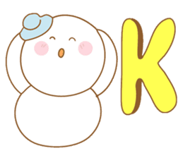 Snowman and Teddy bear-friendship story sticker #9268496