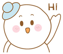 Snowman and Teddy bear-friendship story sticker #9268497