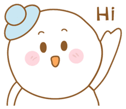 Snowman and Teddy bear-friendship story sticker #9268497