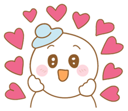 Snowman and Teddy bear-friendship story sticker #9268498