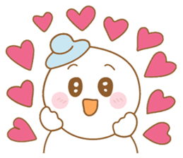 Snowman and Teddy bear-friendship story sticker #9268498