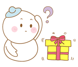 Snowman and Teddy bear-friendship story sticker #9268501